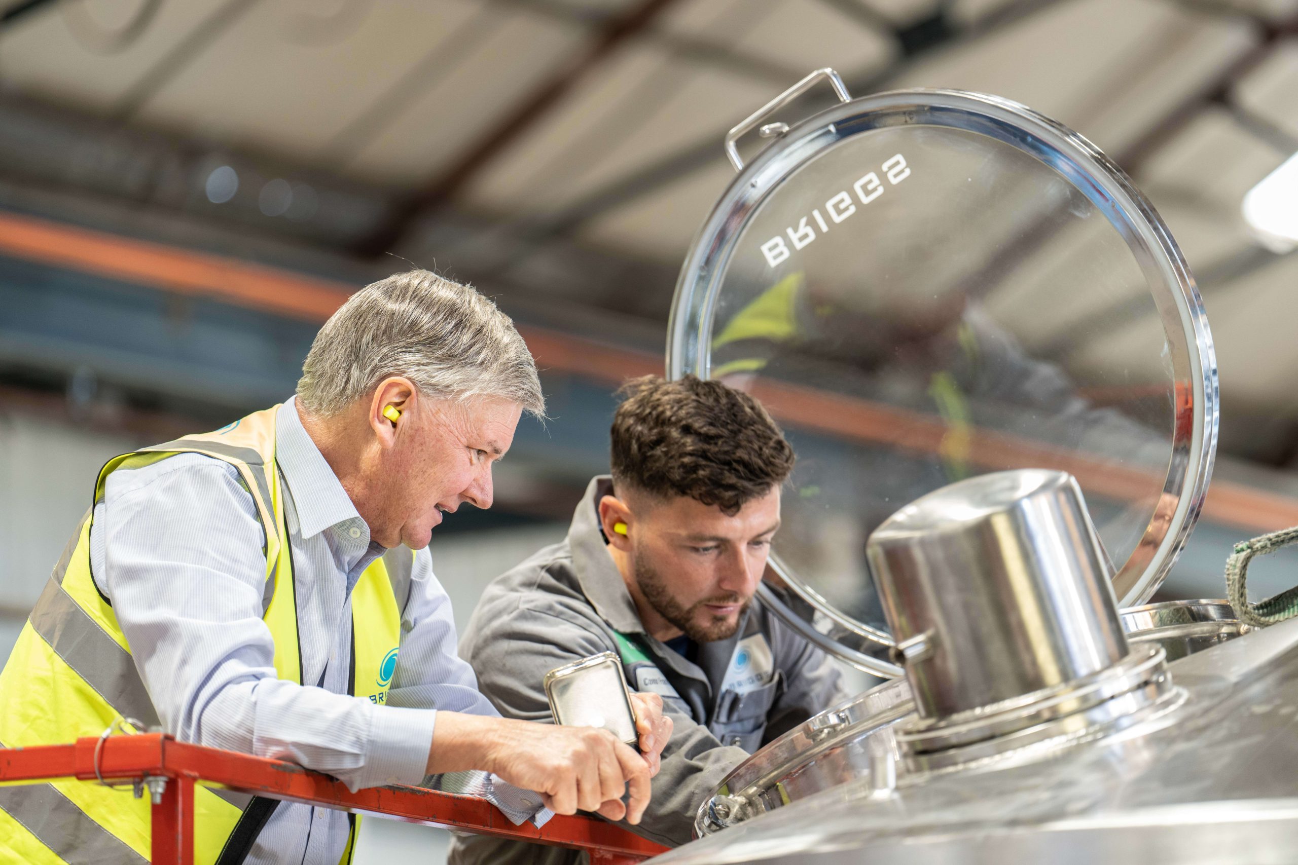 installation of brewing and distilling equipment